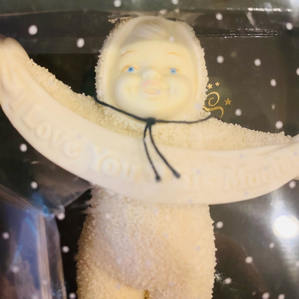 Snow babies “I love you this much” ornament